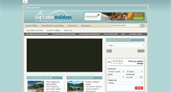 Desktop Screenshot of logcabinholidays.org.uk