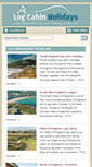 Mobile Screenshot of logcabinholidays.org.uk