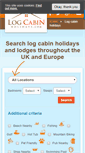 Mobile Screenshot of logcabinholidays.com